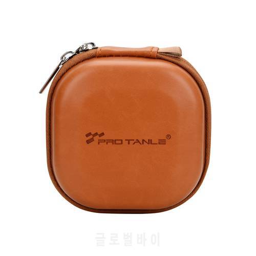 Filter Hard Storage Case PU Leather Protective Bag Dust-Proof Carrying Punch Holds 5PCS up to 82mm Filters for UV CPL ND