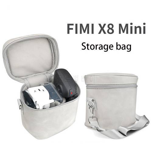 FIMI X8 Mini Storage Bag PU Material Backpack Handbag for FIMI X8 Mini Carrying Case Storage Box Drone Accessories