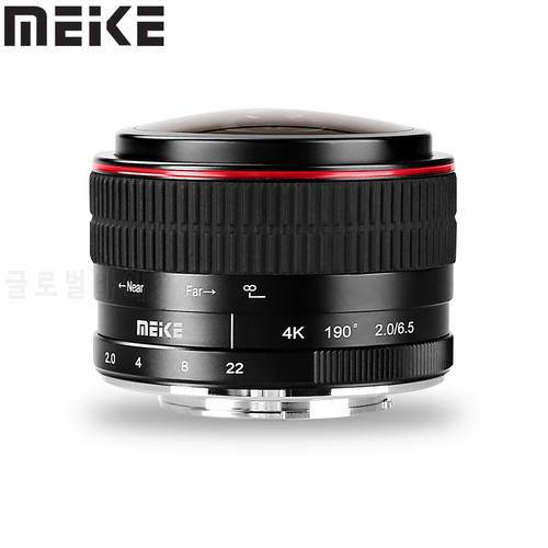 Meike 6.5mm f2.0 Manual fisheye lens for Canon EF-M Mount /for Sony E Mount /for M4/3 Mount /Fuji X Mount mirrorless camera