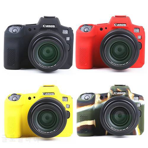 Soft Silicone Armor Skin Case DSLR Camera Bag Body Cover Protector For Canon EOS R7 RP R5 R6 R Mirrorless Cameras