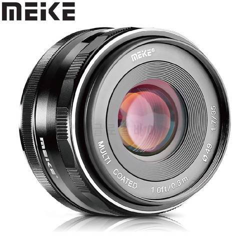 Meike 35mm f1.7 Manual Focus Lens for Olympus Panasonic Micro Four Thirds MFT M4/3 Micro 4/3 Mount Mirrorless Cameras