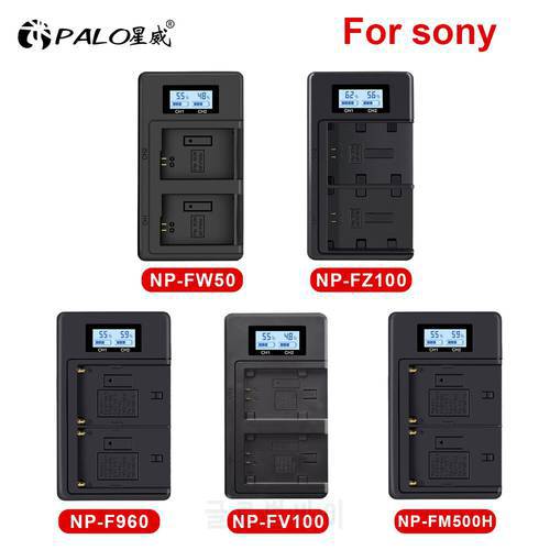 Charger NP-FW50 NP-FZ100 NP-F960 NP-FV100 np fw50 np fz100 np f960 f970 np fv100 for Sony battery charger