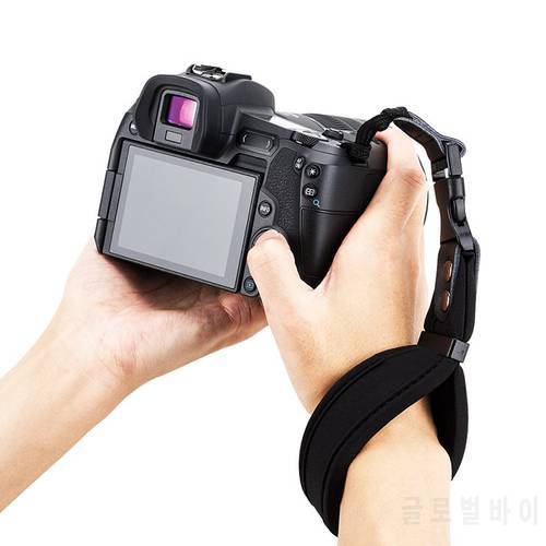 Neoprene Hand Belt Camera Wrist Strap for Canon EOS 5D3 5D4 6D 7D 8D 60D 70D 80D 7DII 6DII 1300D 200D Quick release Holder