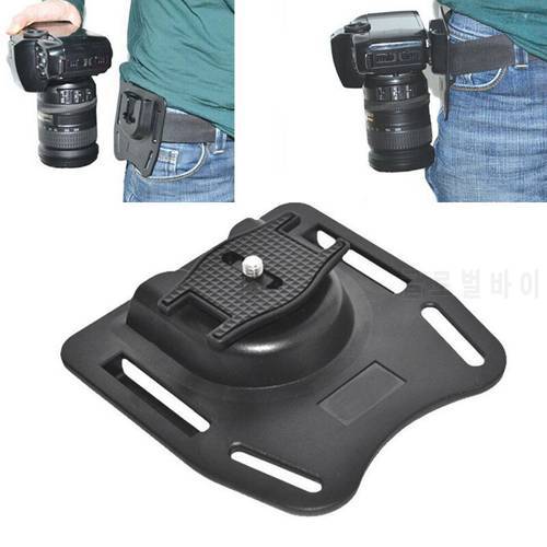 For DSLR SLR Camcorder K-BM1 Camera Waist Belt Mount Button Buckle Hanger Clip Tripod