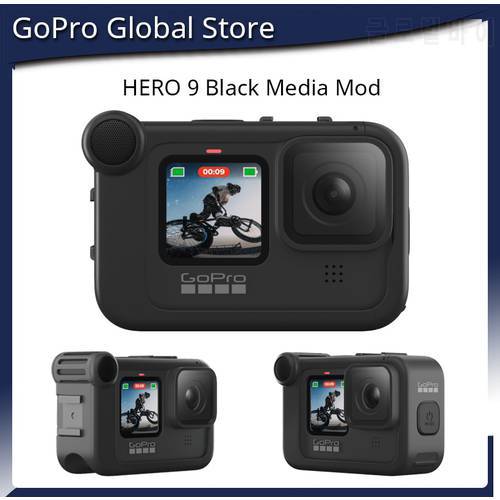 GoPro HERO 11 HERO10 HERO9 Black Camera Media Mod 3.5mm mic HDMI-out port Media Mod use with GoPro Light Mod and Display Mod