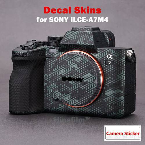 A7M4 Sticker A74 Camera Premium Decal Skin Protective Film for Sony ILCE-7M4 / A7 IV Skin Protector Anti-scratch Cover Film
