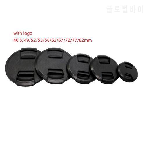 * For sony with logo 40.5mm 49mm 52mm 55mm 58mm 62mm 67mm 72mm 77mm 82mm Front Lens Cap cover camer
