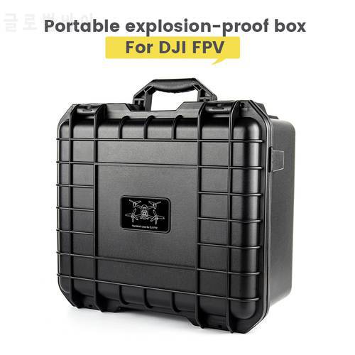 Explosion-Proof Box for DJI FPV Suitcase Accommodating Strong Durable Waterproof Safety Box for FPV Drone Accesories