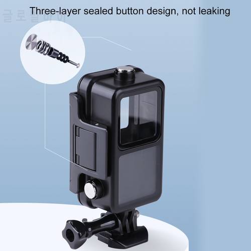 60m Waterproof Housing For DJI Action 2 Diving Case Convenient and Durable Action Cameras Cover Protective Shell Accessories