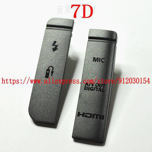 High-quality NEW USB/HDMI-compatible DC IN/VIDEO OUT Rubber Door Bottom Cover For Canon EOS 7D Digital Camera Repair Part