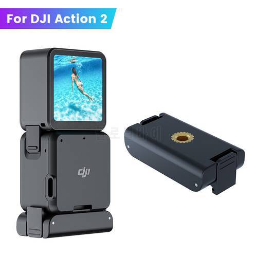 Magnetic Adapter for DJI OSMO Action 2 Mount 1/4 Interface Mount Bracket For DJI Action 2 Sports Camera Accessories