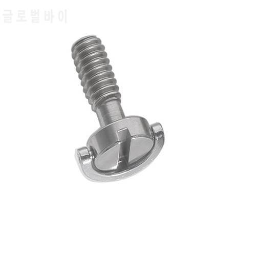 1/4 inch stainless steel long screw SLR camera tripod PTZ screw quick release plate word screw