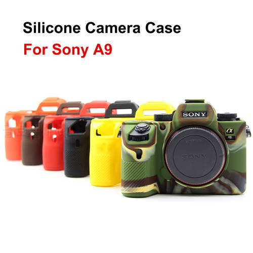 Silicone Camera Case for For Sony A9 Rubber Protective Body Cover Case Skin Camera Bag for Sony A9 Mirrorless System Camera