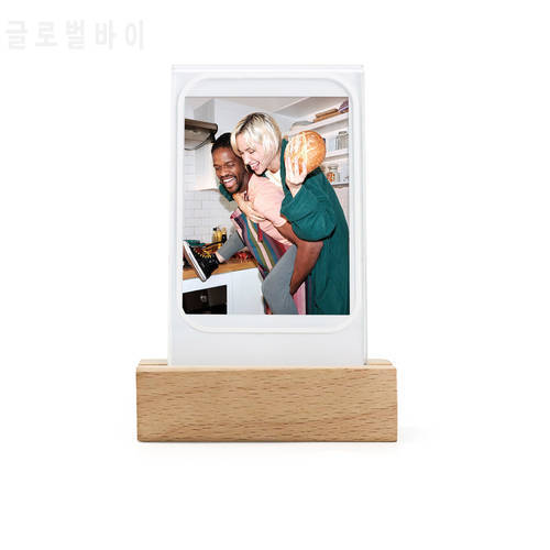 Acrylic 3 inch lighting stage photo frame photo frame wooden photo frame mini photo album transparent photo frame