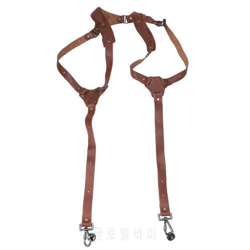 Universal clothes organizer Leather Camera Shoulder Strap Adjustable Camera Harness Photography Accessories wardrobe