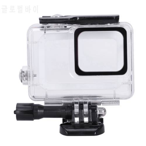Waterproof Housing for Gopro Hero7 White and Hero7 Silver, Protective 45m Underwater Dive Case Shell with Bracket Accessories