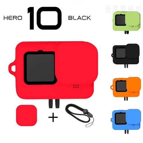 Rubber Silicone Shell Protector accessories case Protective Soft Housing accesori For gopro hero 11 10 9