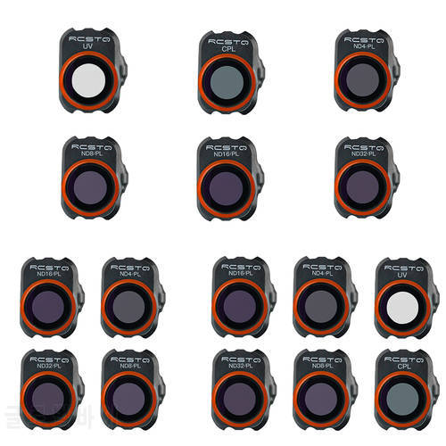 1/4/6pcs Filters Kit Drone Accessories Drone Lens Protector Filters for DJI Mavic Mini 1 2 SE UV/CPL/ND/PL Set