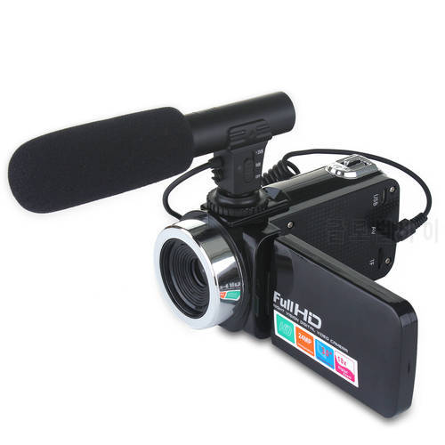New 24MP Digital Camera Microphone Multi-function DV High-definition Digital Video Camera 18X Digital Zoom