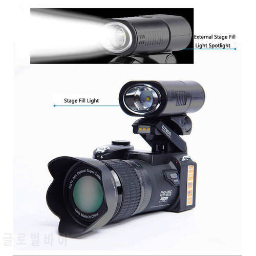 2021 Digital Camera POLO D7200 33Million Pixel Auto Focus Professional SLR Video Camera 24X Optical Zoom with Three Lens