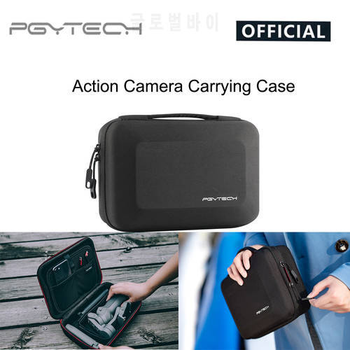 PGYTECH Action Camera Carrying Case For Gopro /insta360 Travel Storage Bag EVA Box Portable Xiaomi Omso Pocket/Action 2 Handbag