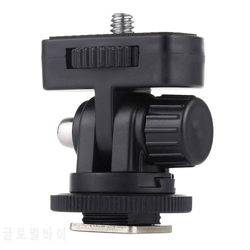 1/4 Inch Screw Tripod Mount Adapter Thread Cold Shoe Camera Mount Adapters Camera Rotary Mount Stand