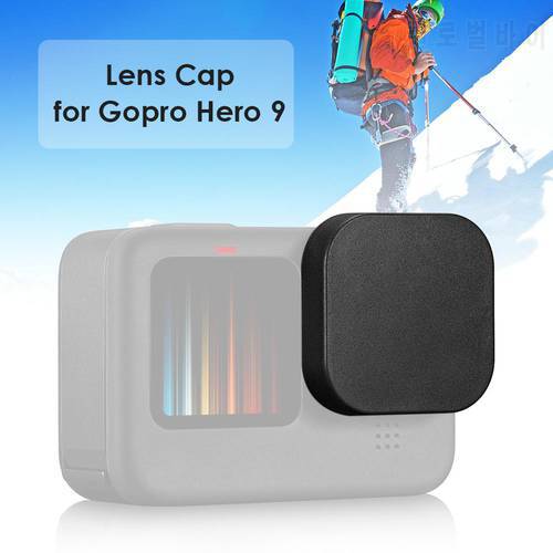 Soft Silicone Drop-Proof Lens Cap Guard for Gopro Hero 9 5 Black Wear-resistant Sports Camera ABS Cover Lens Protector