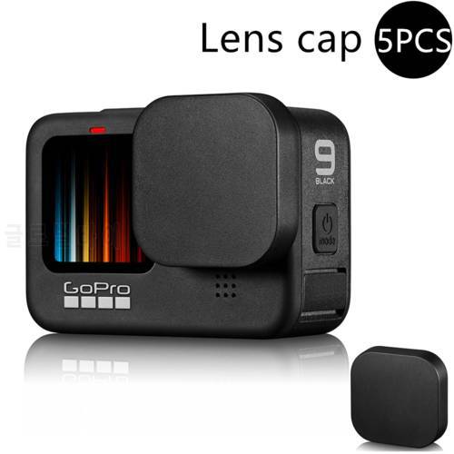 Soft Silicone Lens Cap for Gopro Hero 10 9 Black Anti-Dust Resistance Lens Cover Protector for Gopro Hero 10 Black Camera