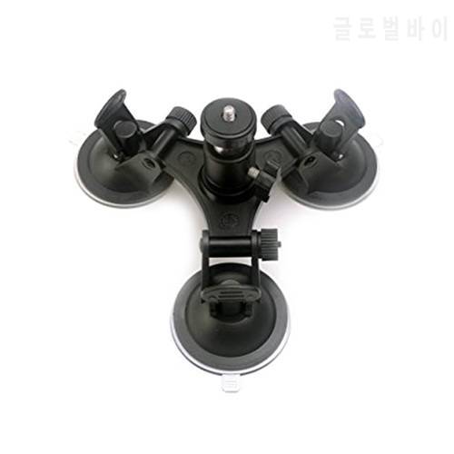 2020 New Triple Suction Cup Mount Low Angle Sucker Holder for Gopro Hero 2 3 3+ 4 Camera