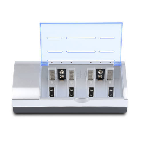 Multi Usage 4 Slots Battery Charger For Nimh Nicd 1.2V AA AAA C D Size or 9V Rechargeable Battery Quick Charger