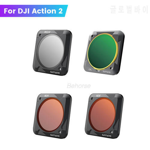 8 In 1 Adjustable Magnetic Lens Filter For DJI Action 2 CPL UV ND/NDPL Filters Set for DJI Osmo Action 2 Camera Lens Accessories