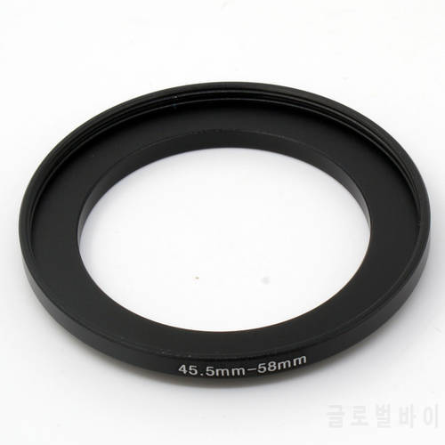 45.5-58 Step up Filter Ring 45.5mm x0.75 Male to 58mm x0.75 Female Lens adapter
