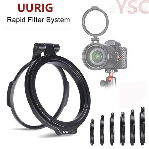 UURig ND Filter Rapid Filter System Quick Release Flip Bracket Lens Flip Mount for Sony Nikon DSLR Camera Accessories