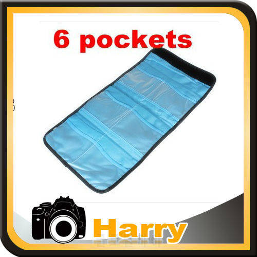 10pcs Filter Lens Case Bag Holder Pouch UV CPL ND With 6-Pockets for 25mm82mm Camera Filter