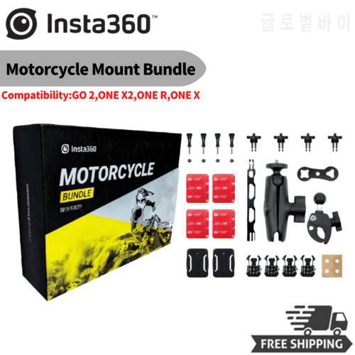 Insta360 Motorcycle Mount Bundle Accessories For ONE/GO 2/ONE X2/ONE R/ONE X
