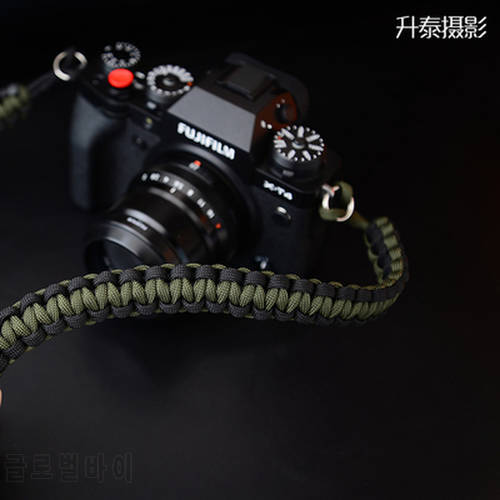 hand-woven Nylon rope Camera Shoulder Neck Strap Belt for Mirrorless Digital Leica Canon Fuji Nikon Olympus Pentax Sony DSLR