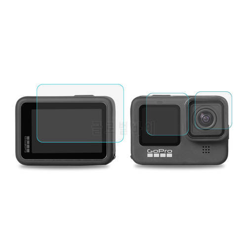 Sunnylife Tempered Glass Protective Film for GoPro Hero 9 10 Black Lens Screen Protector for GoPro 9 10 Camera Accessories