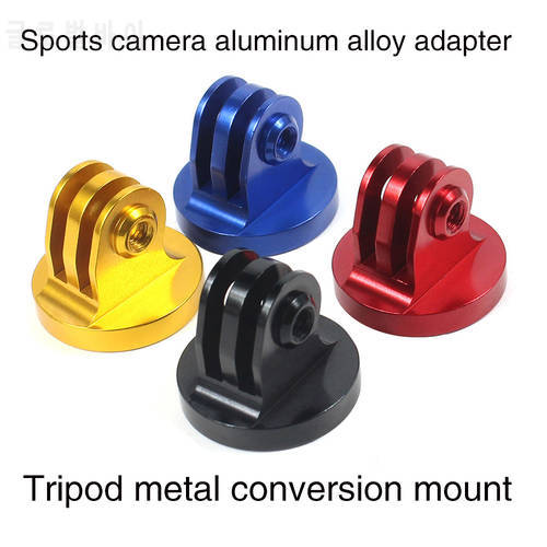 Gopro 10 Sports Camera Aluminum Alloy Adapter DJI Osmo Action Tripod Metal Conversion Mount for Insta360 Accessories