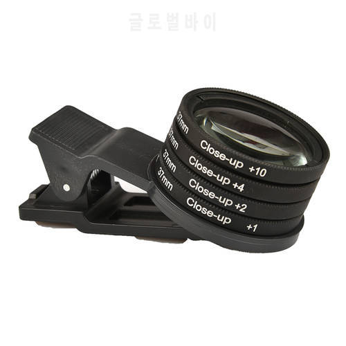 Macro Close Up Lens Filter +1+2+4+10 Filter Kit 37mm Phone Camera Lens Kit Wide Angle Macro For Smartphone Accessories