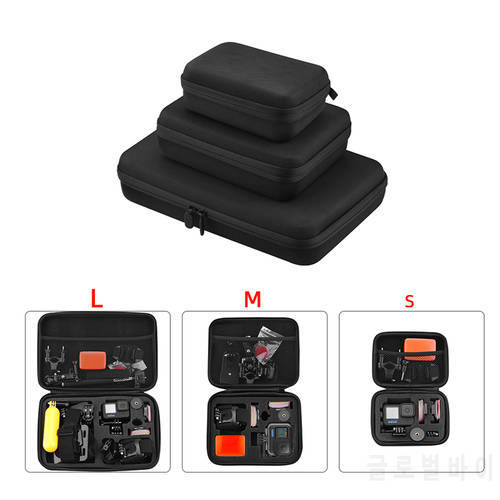 Sport Camera Portable Storage Bag for GoPro Hero 10 9 Carrying Case Shockproof Trvel Protective Bag Optional Small Midlle Large