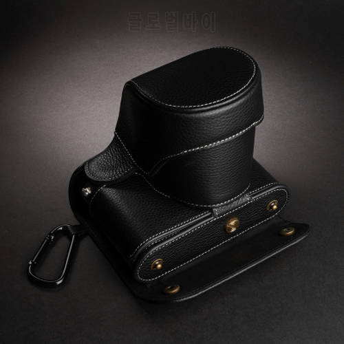 Full Body Precise Fit Genuine leather cowhide Digital Camera case Bag box Cover for LEICA Q Q2 Typ116 q-p Cameras Bag Skin