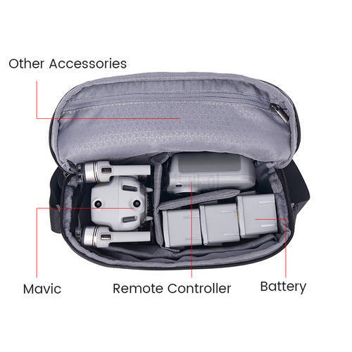 Shoulder Storage Bag for Mavic Air 2/Air 2S Portable Bag Carrying Case for DJI Mini 2/3 Pro Drone Accessories