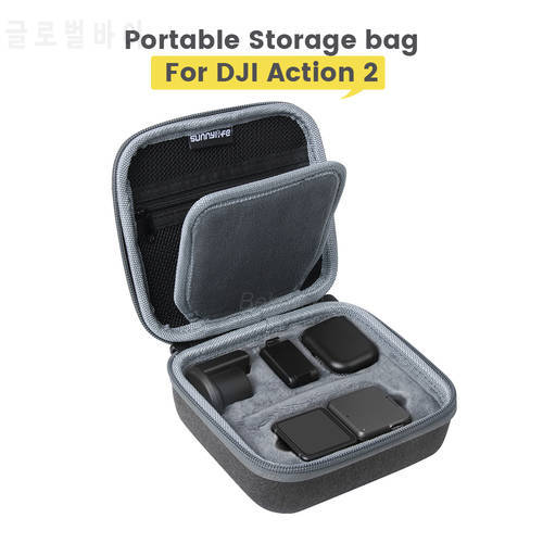 Thicken Storage Bag for DJI Action 2 Carrying Case Portable Handbag For DJI Osmo Action 2 Camera Accessories