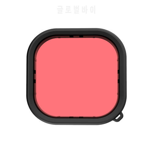 Waterproof Case Diving Filter for Gopro Hero 9 Purple Pink Red Lens Filter for GoPro 9 Action Camera
