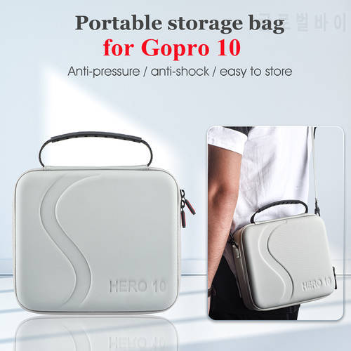 GoPro HERO 10 Storage Bag Portable Handbag Crossbody Scratch-Resistant Drop-Resistant Carrying Case for Gopro 9/10 Accessories