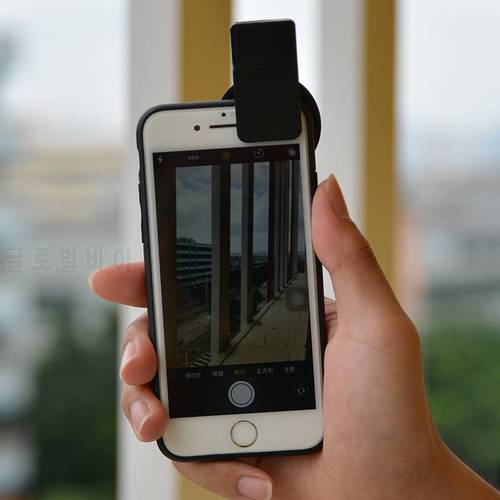 1Pc Phone Camera Filter Lens for Android ios Mobile Adjustable 37mm Neutral Density Clip-on ND2 - ND400 ABS HD Glance Take Photo