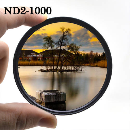 KnightX ND2 to ND1000 49 52 55 58 62 67 72 77 mm lens Digital Filter Lens Protector for Canon Nikon DSLR SLR Camera