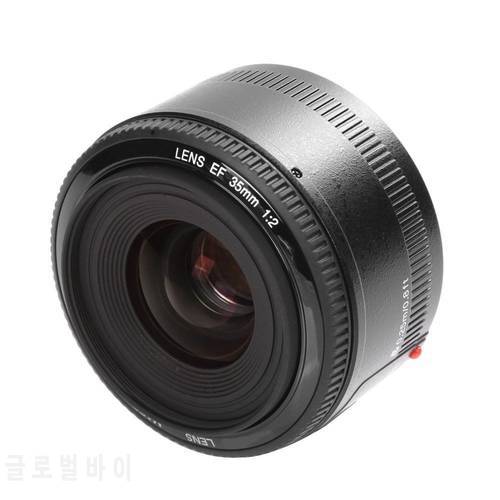 Yongnuo 35mm lens YN35mm F2.0 lens Wide angle Fixed dslr camera Lens For canon 600d 60d 5DII 5D 500D 400D 650D 600D 450D 60D 7D
