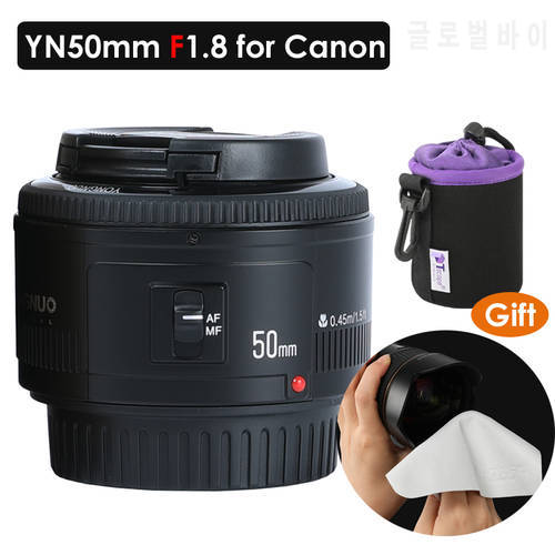 YONGNUO YN50mm f1.8 Auto Focus Lens YN EF 50mm f/1.8 AF Lensfor Canon EOS 60D 70D 5D2 5D3 600D 1200D 6D 650D DSLR Cameras Lens