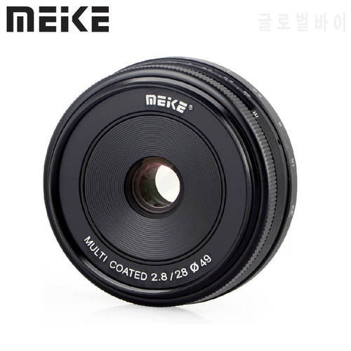 Meike 28mm f2.8 Fixed Manual Focus Lens APS-C for Fujifilm X Mount /for Micro 4/3 Mount /for Sony E Mount /for Canon EF-M Mount